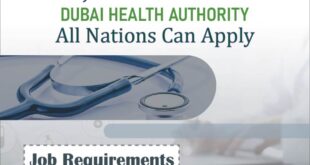 Latest Dubai Health Authority Jobs in UAE