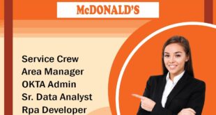 Latest McDonalds Jobs in UAE